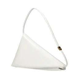 White Leather Shoulder Bag