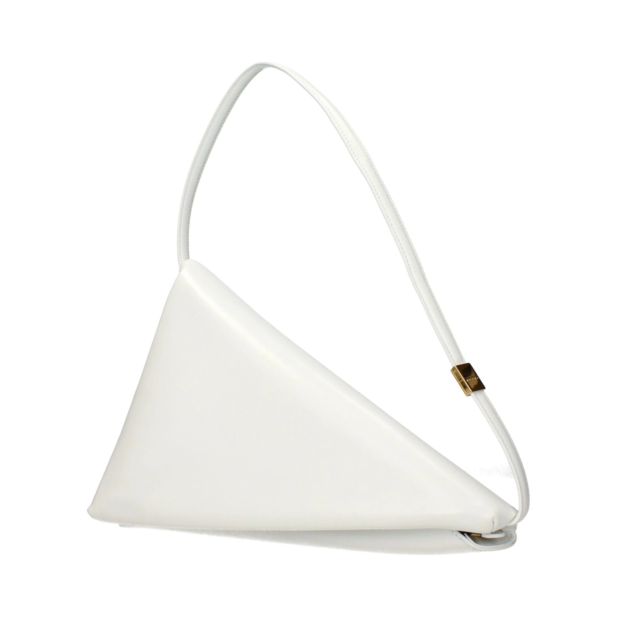 White Leather Shoulder Bag