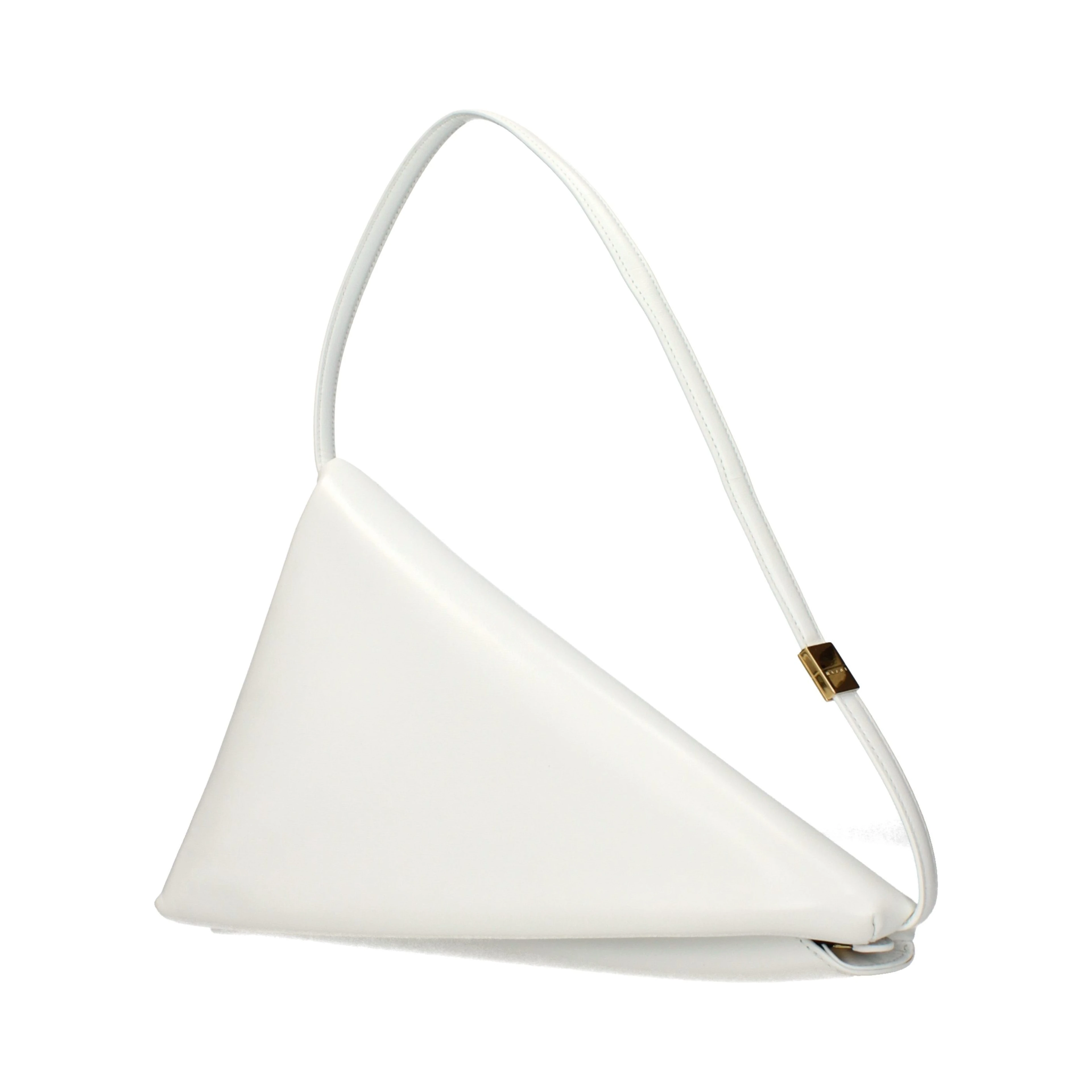 White Leather Shoulder Bag