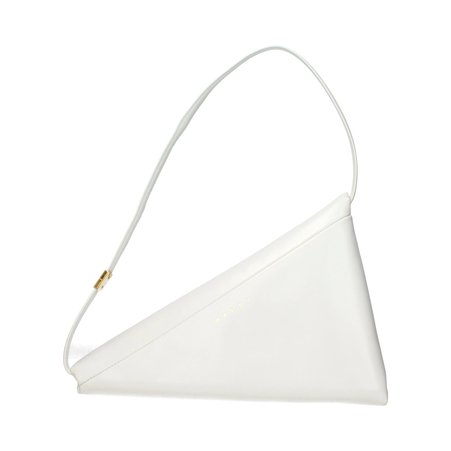 White Leather Shoulder Bag
