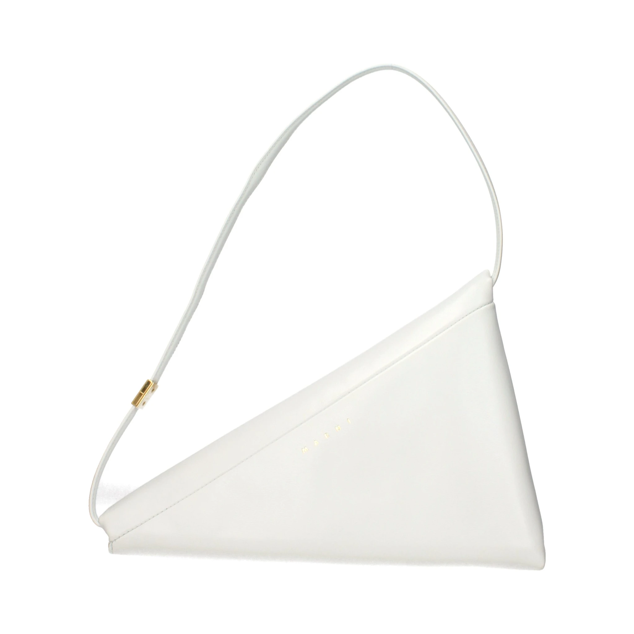 White Leather Shoulder Bag