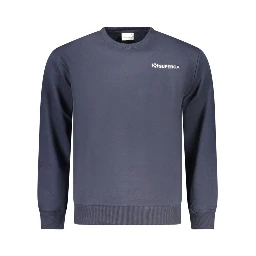 Blue Cotton Men's Sweatshirt
