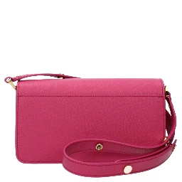 Pink Leather Shoulder Bag