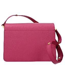 Pink Leather Shoulder Bag