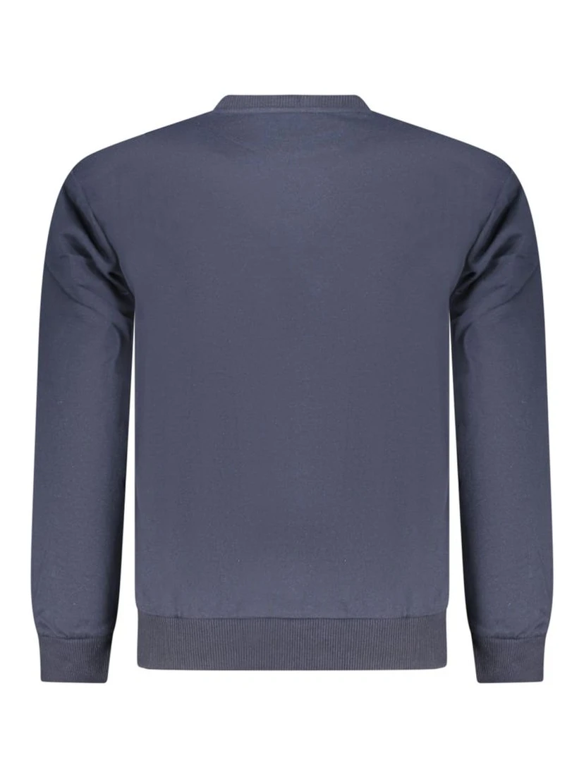 Blue Cotton Men's Sweatshirt