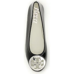 Black Calf Leather Bos Taurus Ballet Flats