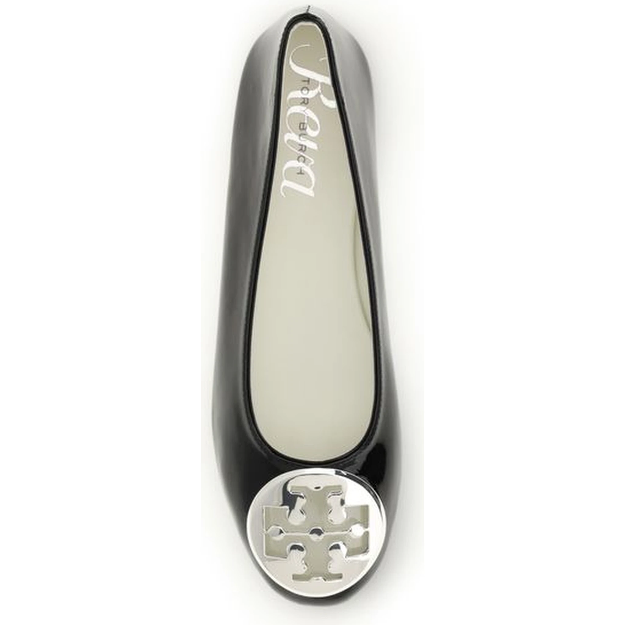 Black Calf Leather Bos Taurus Ballet Flats