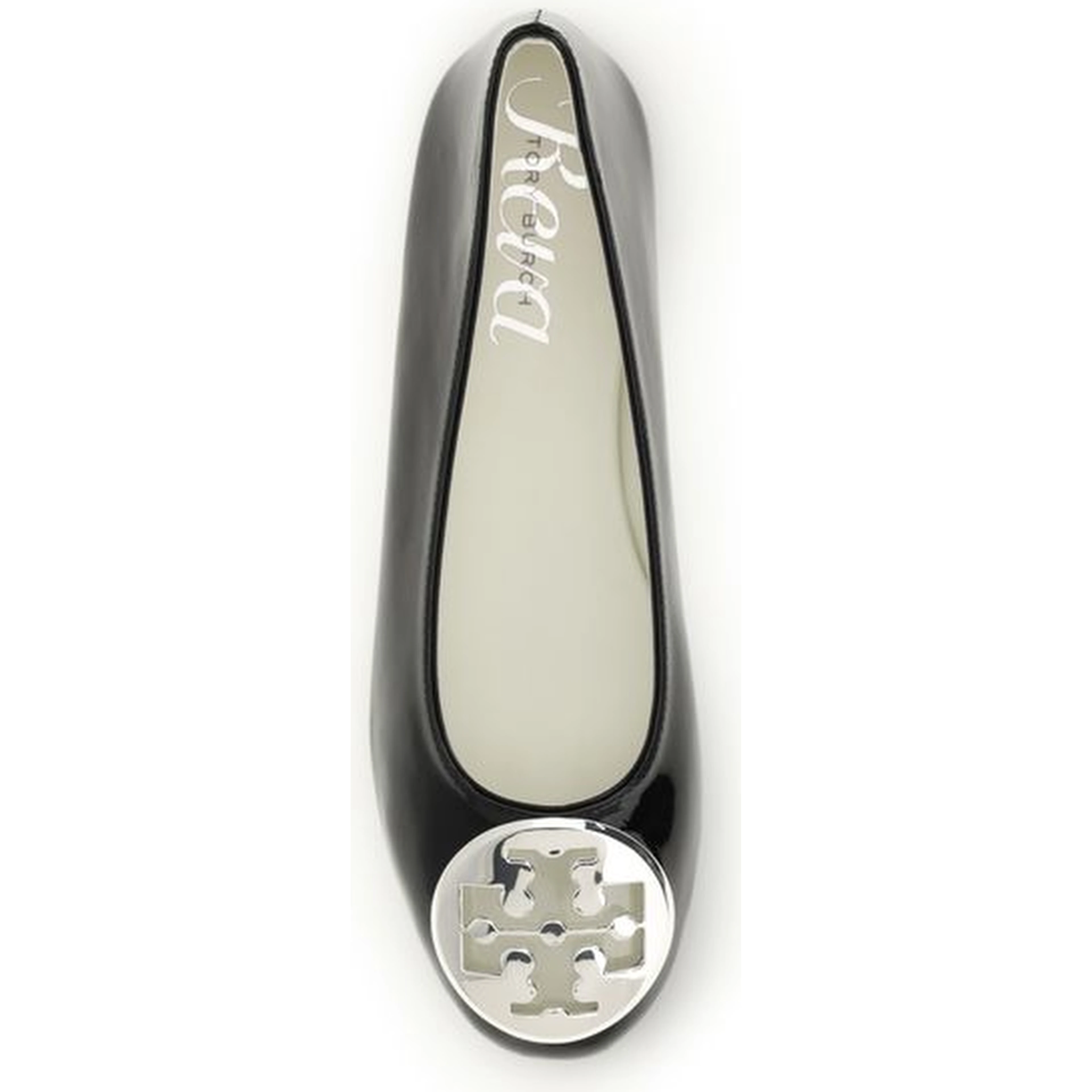 Black Calf Leather Bos Taurus Ballet Flats