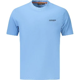 Azzurro Cotton Men T-Shirt