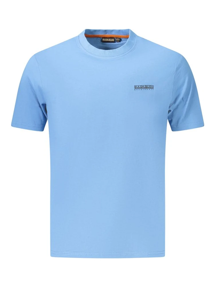 Azzurro Cotton Men T-Shirt