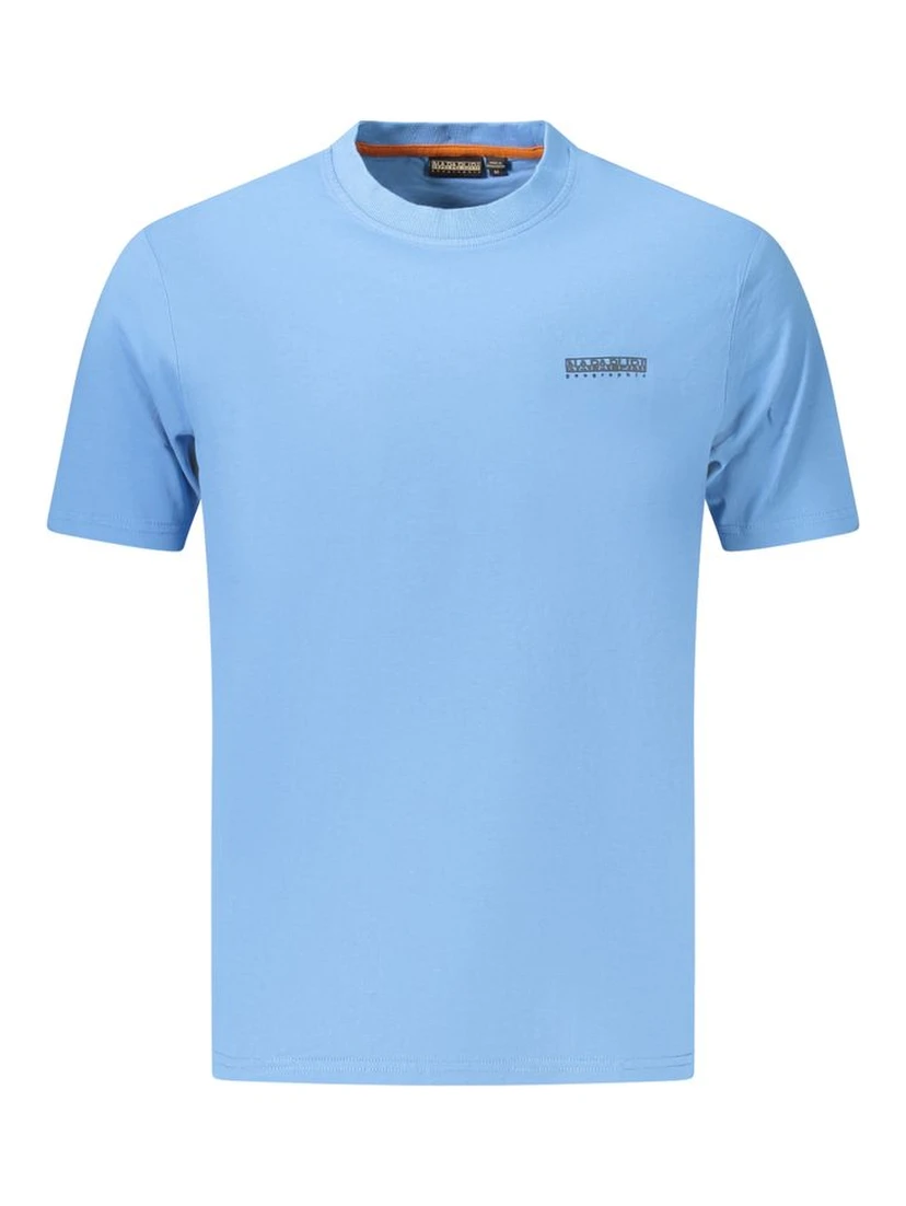 Azzurro Cotton Men T-Shirt