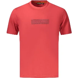 Red Cotton Men's T-Shirt