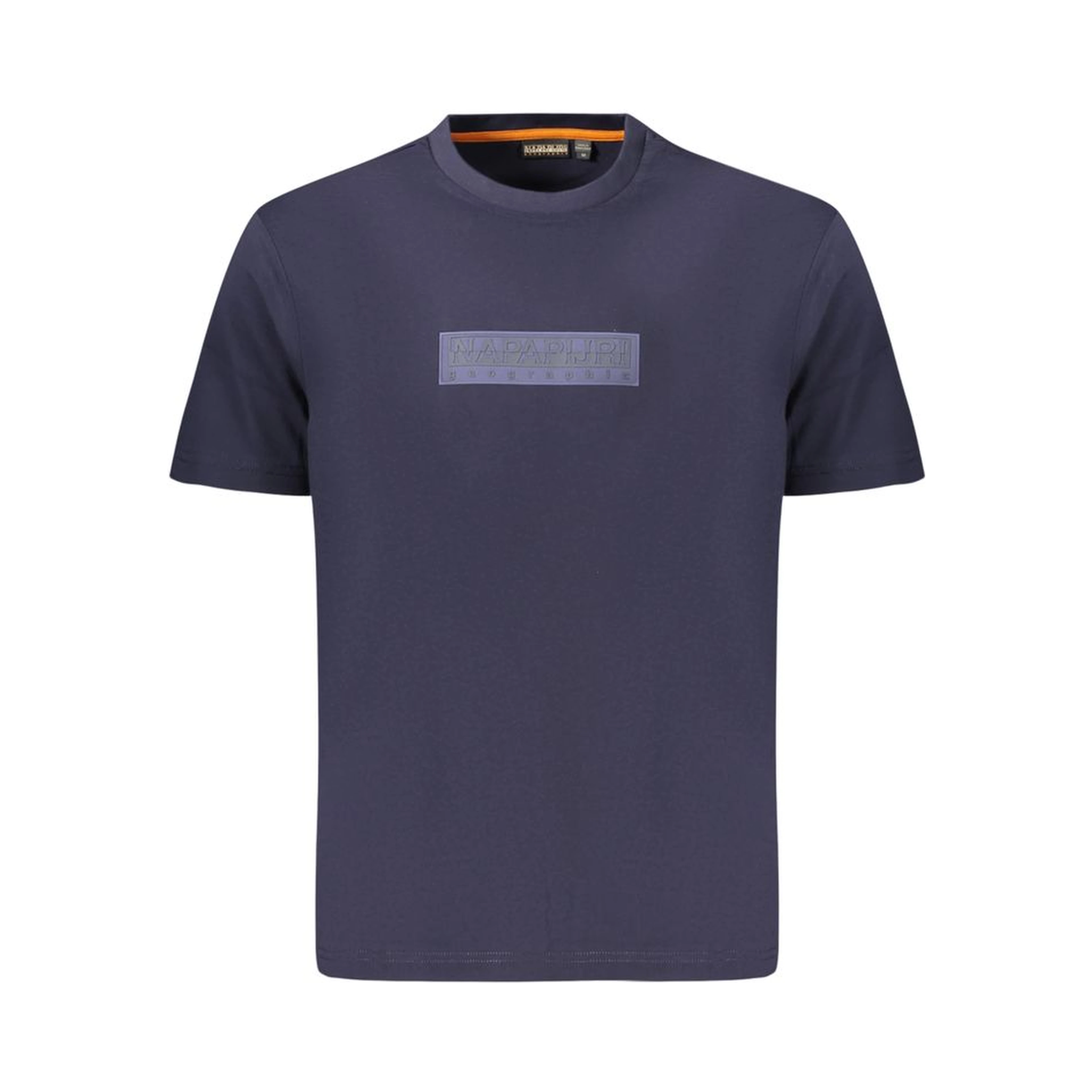 Blue Cotton Men T-Shirt
