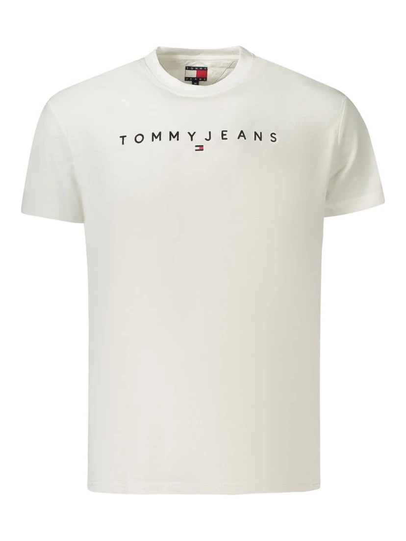 White Cotton Men T-Shirt