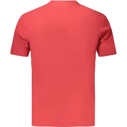 Red Cotton Men's T-Shirt