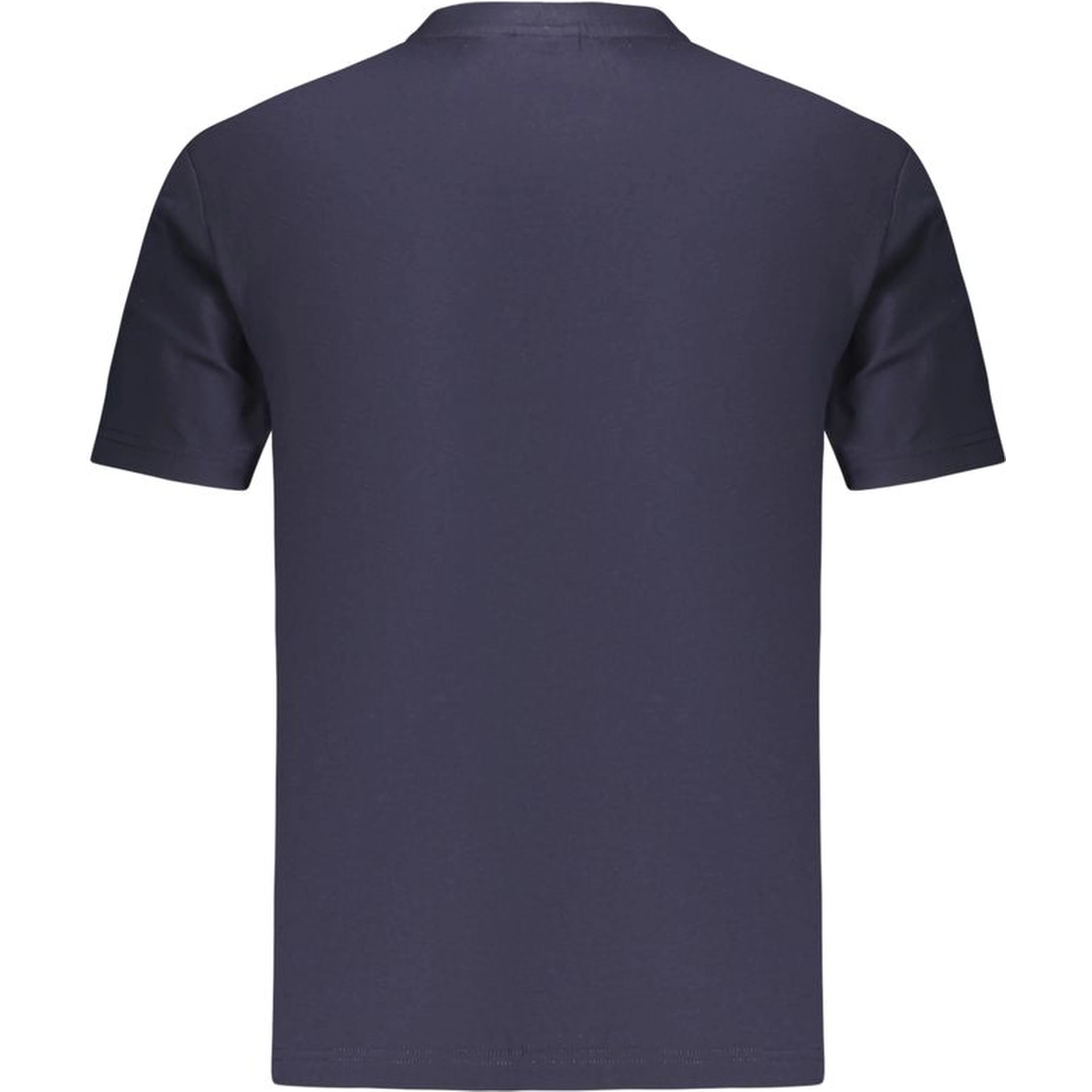 Blue Cotton Men T-Shirt