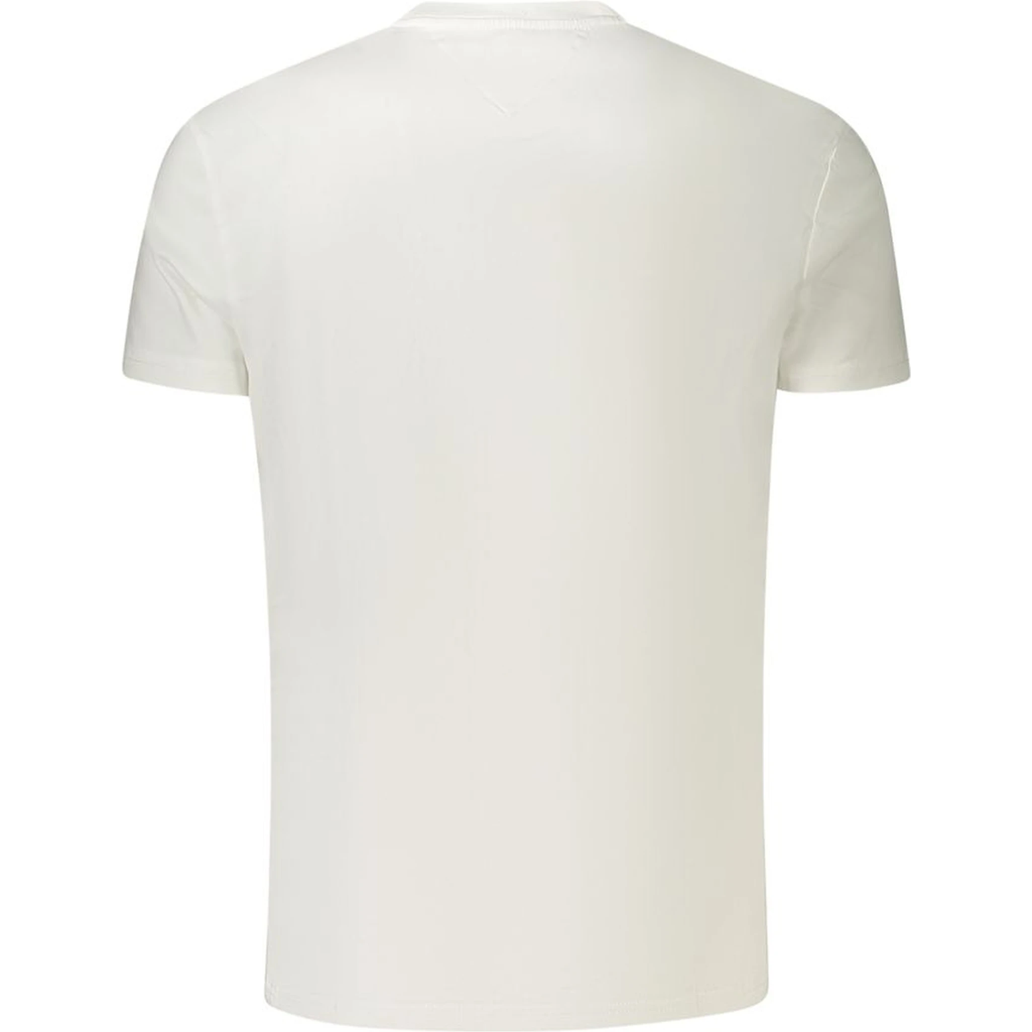White Cotton Men T-Shirt