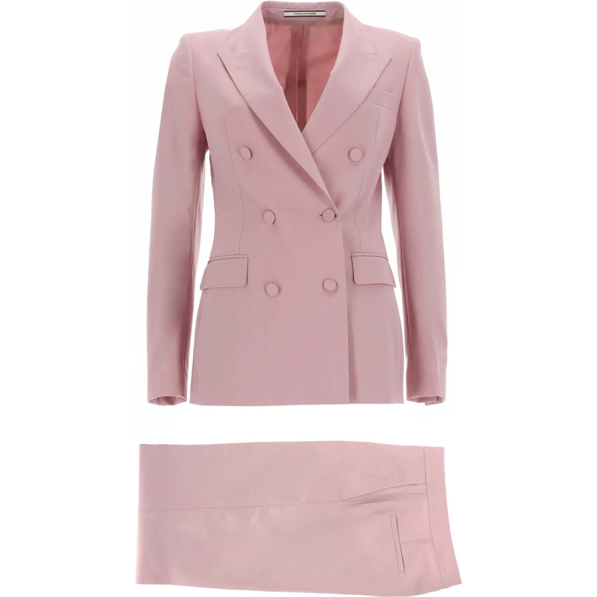 TWO-PIECE WOOL DRESS