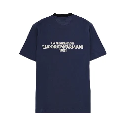 T-SHIRT WITH LOGO AND EMBROIDERY