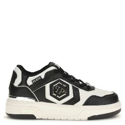 Black Calf Leather Bos Taurus Athletic Sneakers