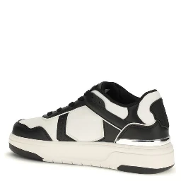 Black Calf Leather Bos Taurus Athletic Sneakers