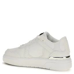 White Calf Leather Bos Taurus Athletic Sneakers