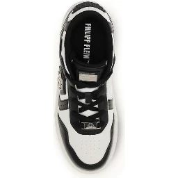 Black Calf Leather Bos Taurus Athletic Sneakers