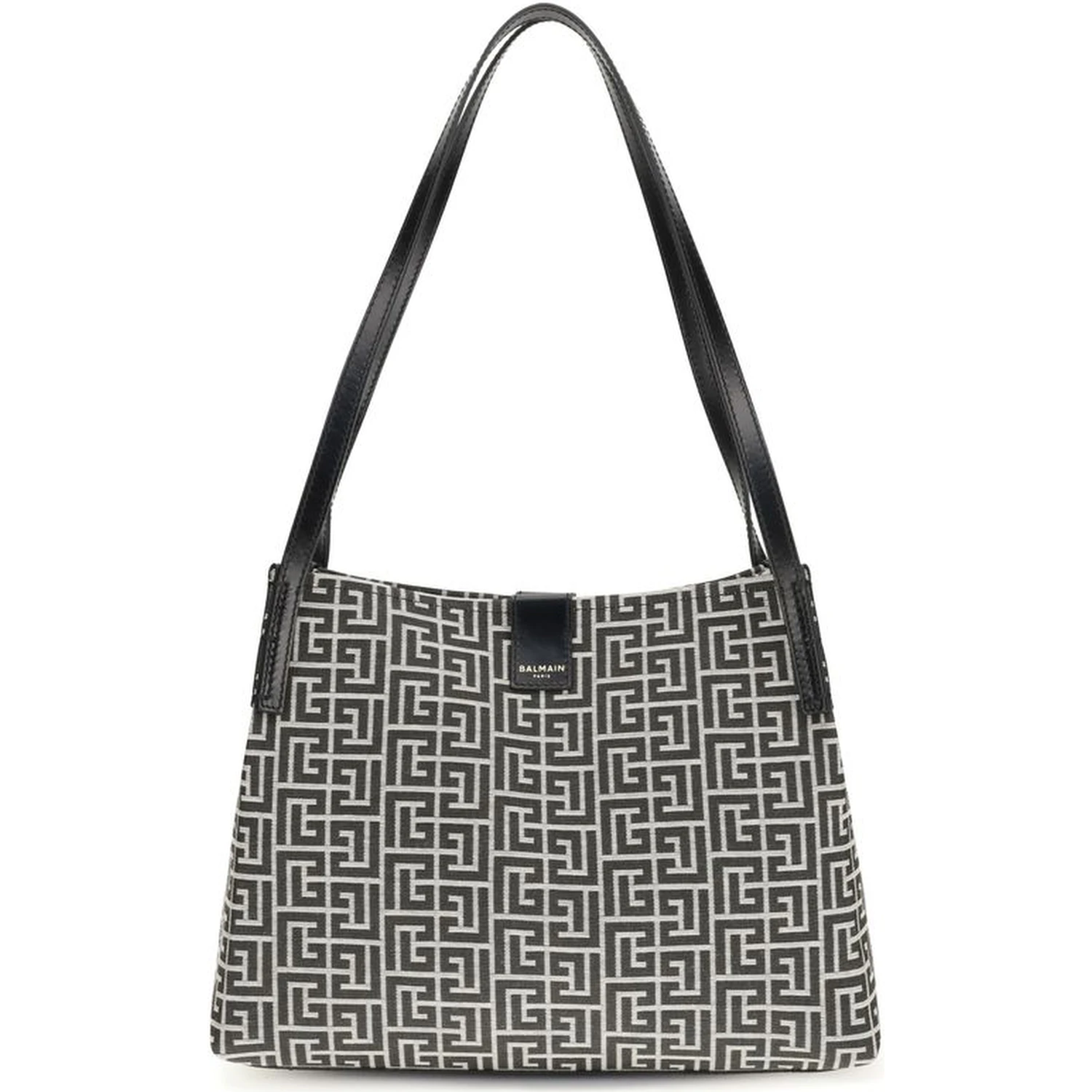 Black Cotton Shoulder Bag