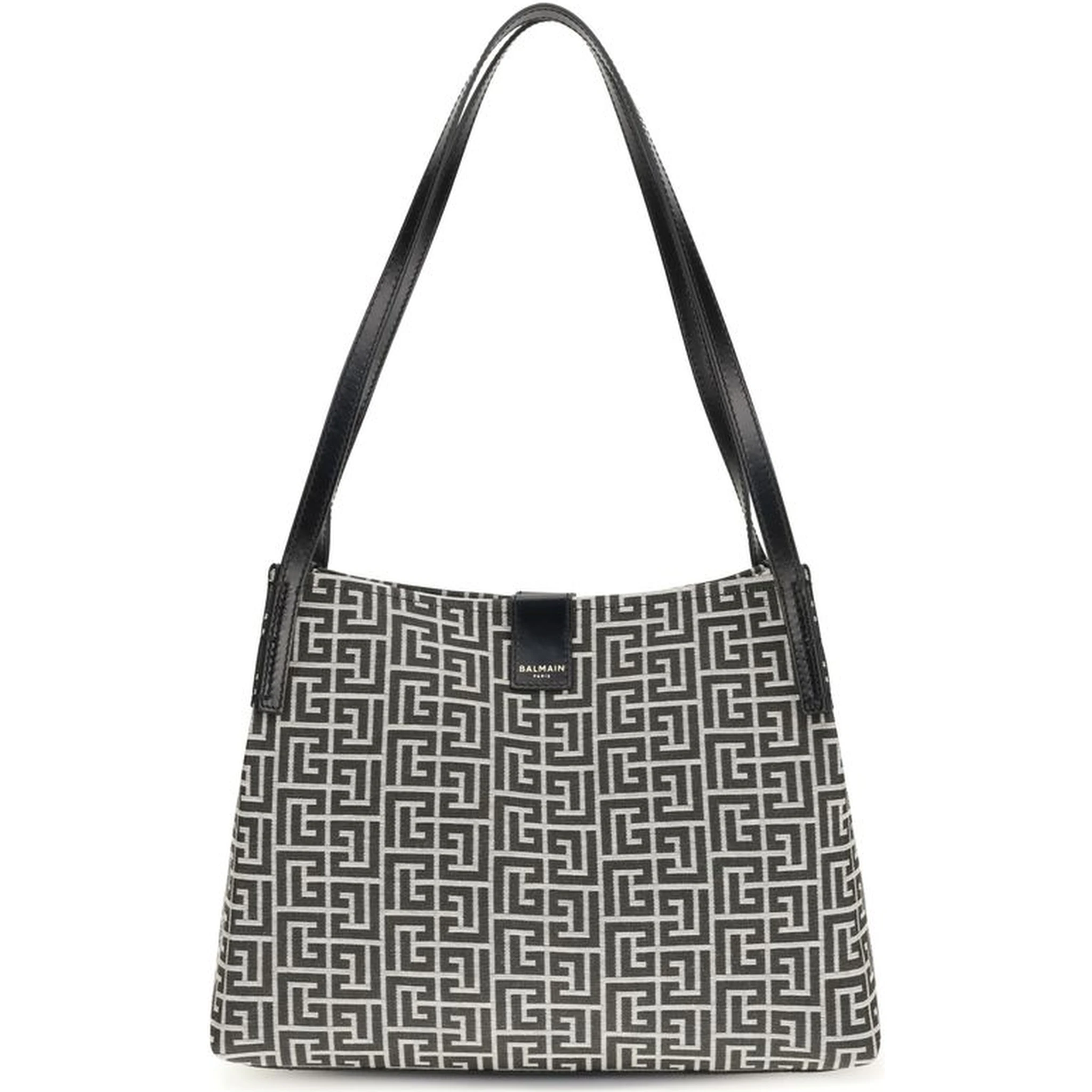 Black Cotton Shoulder Bag