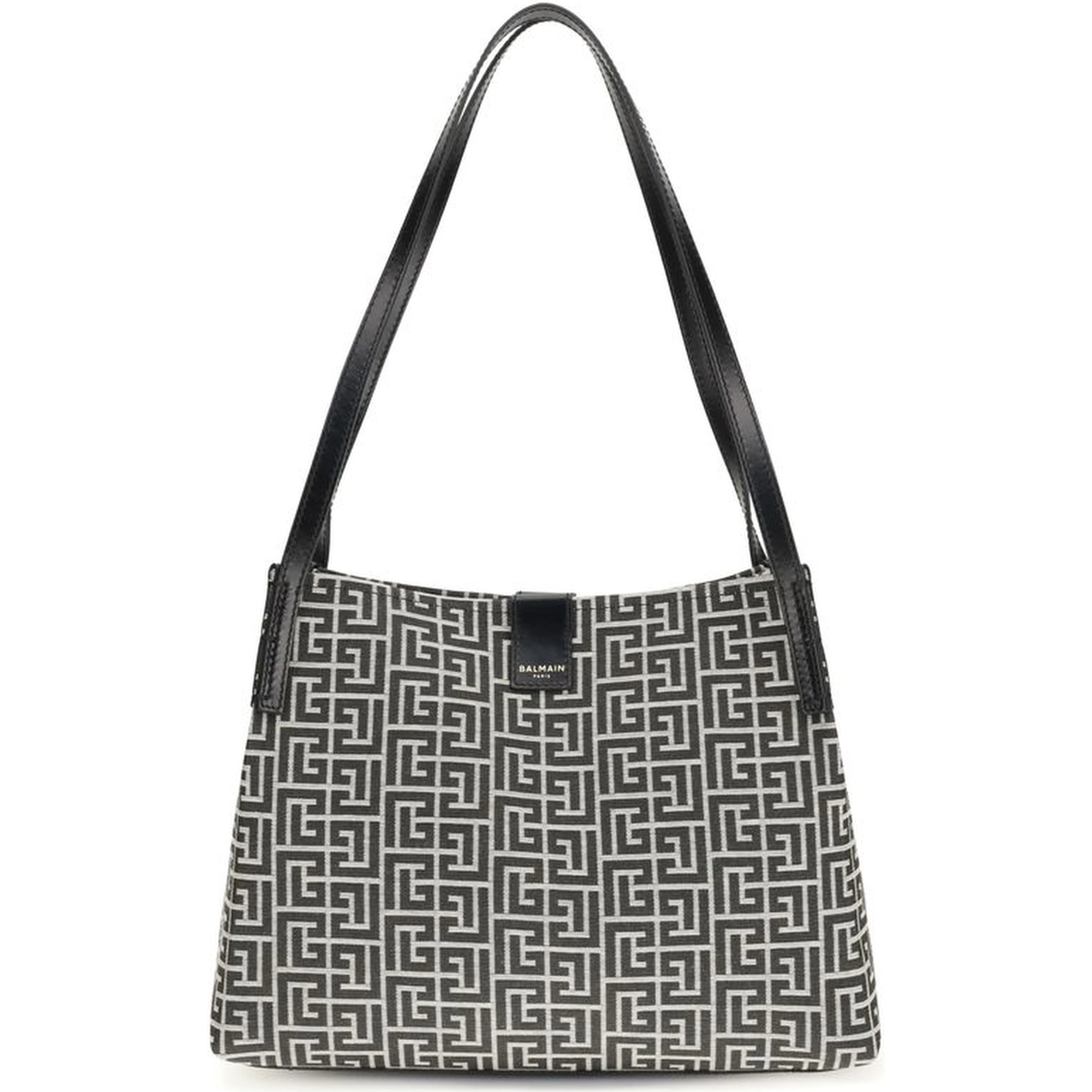 Black Cotton Shoulder Bag