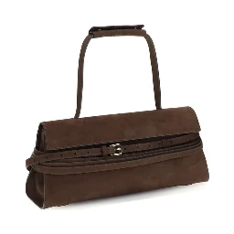 Brown Calf Leather Bos Taurus Handbag