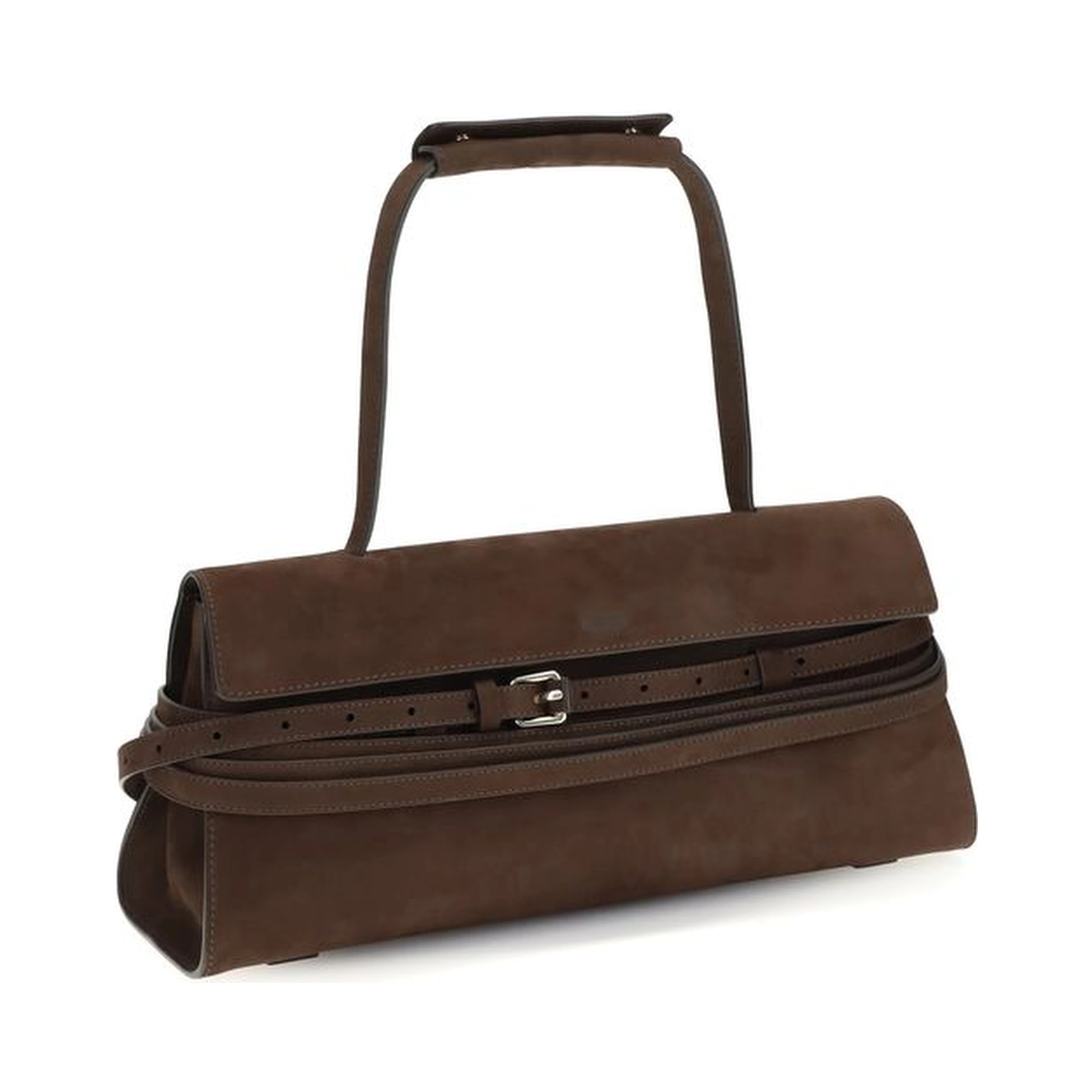 Brown Calf Leather Bos Taurus Handbag