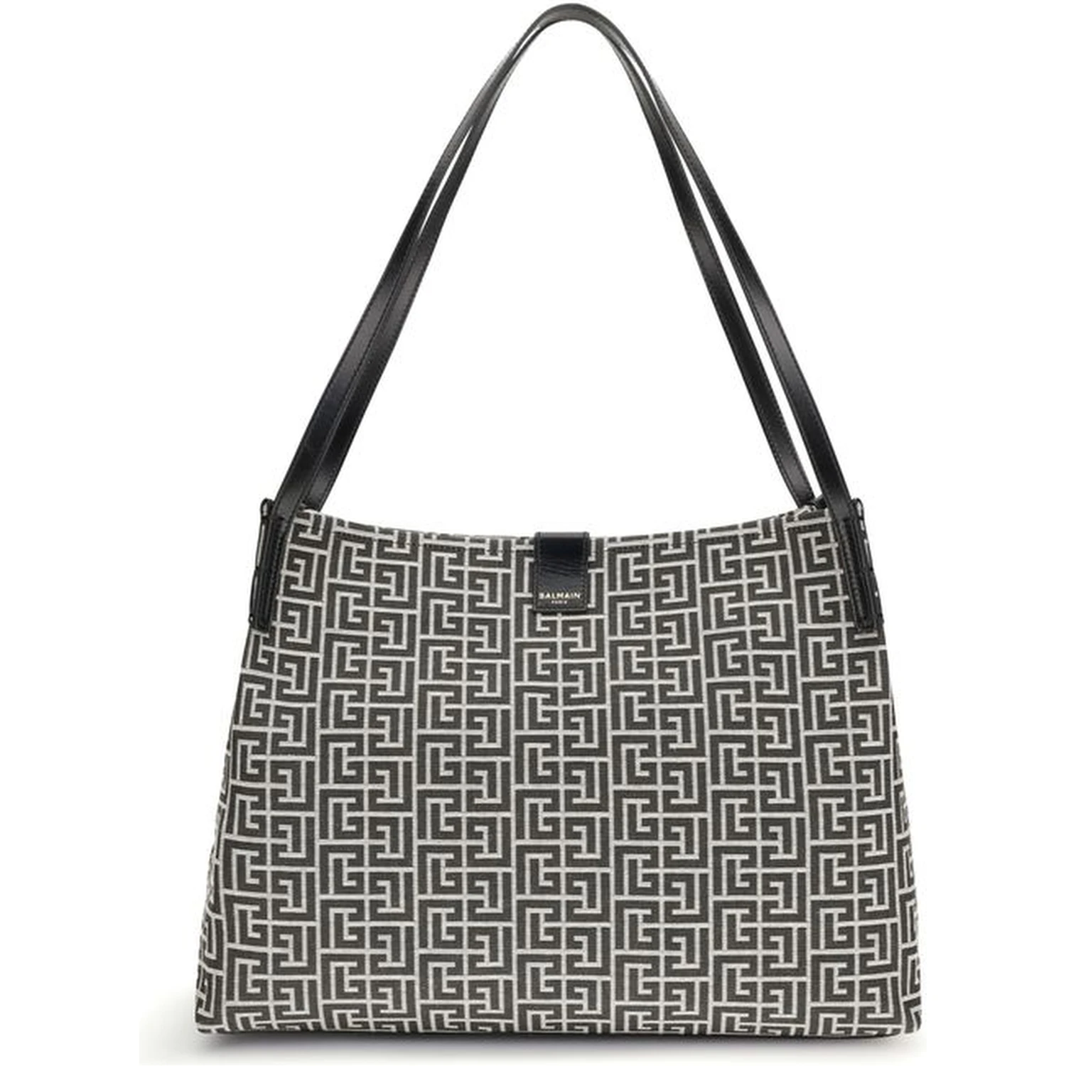 Black Cotton Shoulder Bag