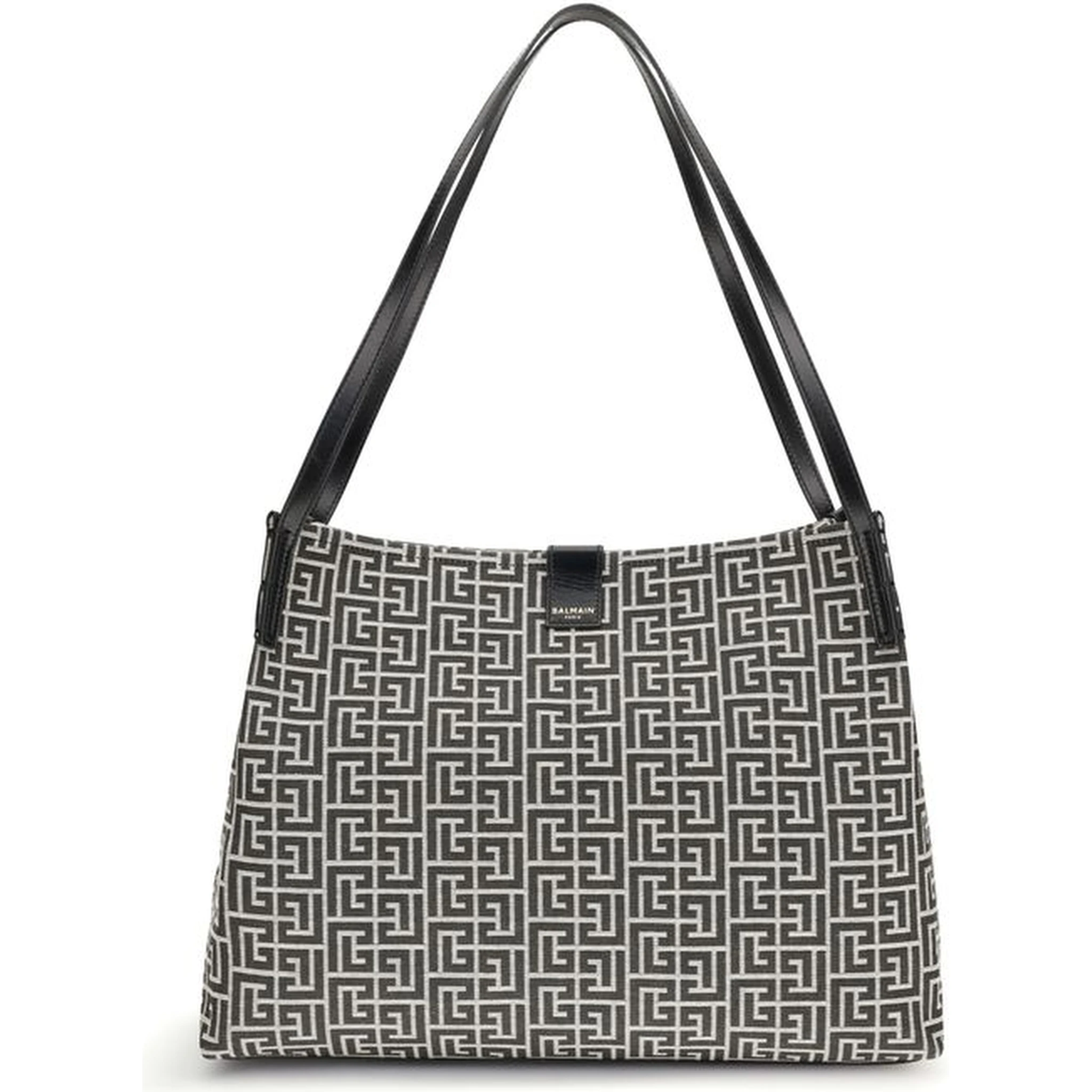 Black Cotton Shoulder Bag