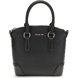 Black Calf Leather Bos Taurus Shoulder Bag