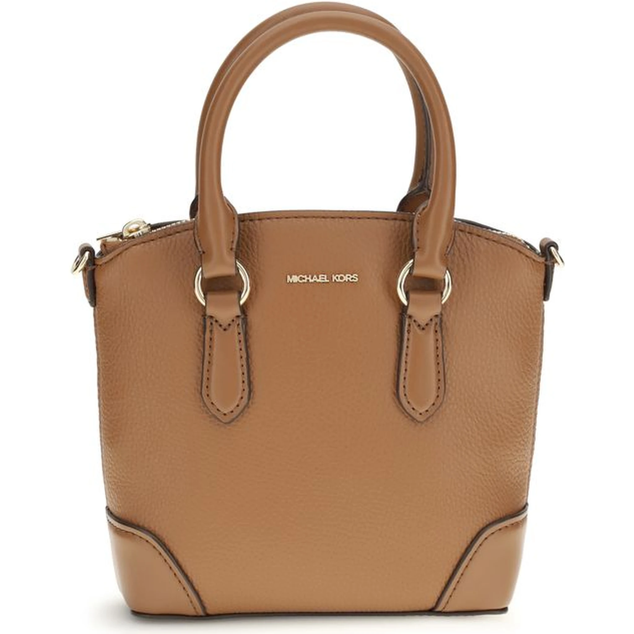 Beige Calf Leather Bos Taurus Shoulder Bag