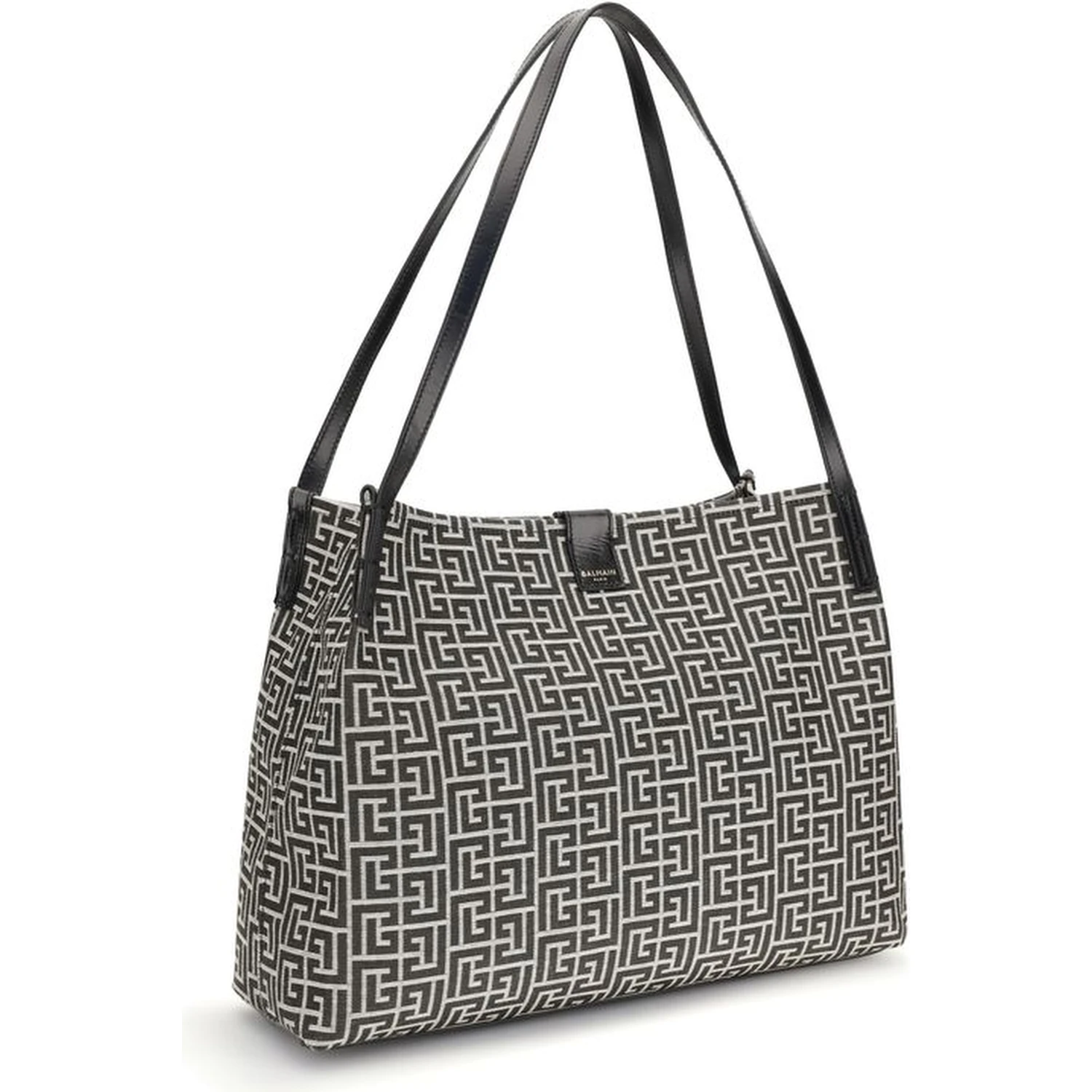 Black Cotton Shoulder Bag