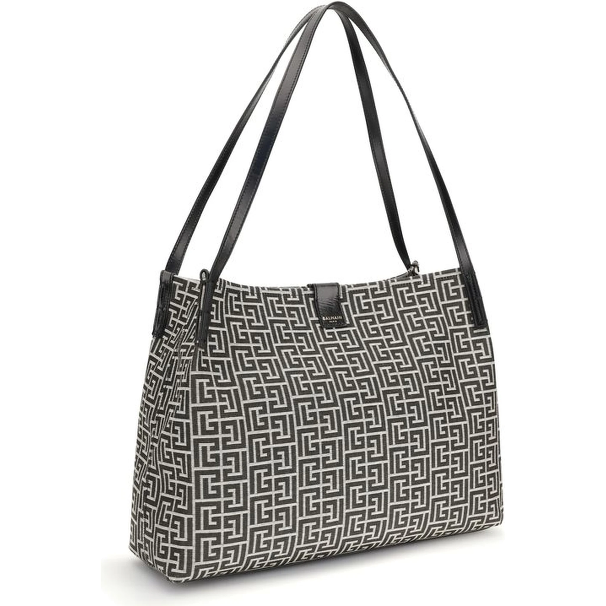 Black Cotton Shoulder Bag