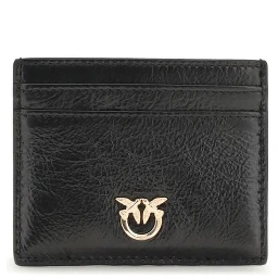 محفظة بوس توروس من جلد العجل الأسود