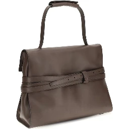 Brown Calf Leather Bos Taurus Handbag