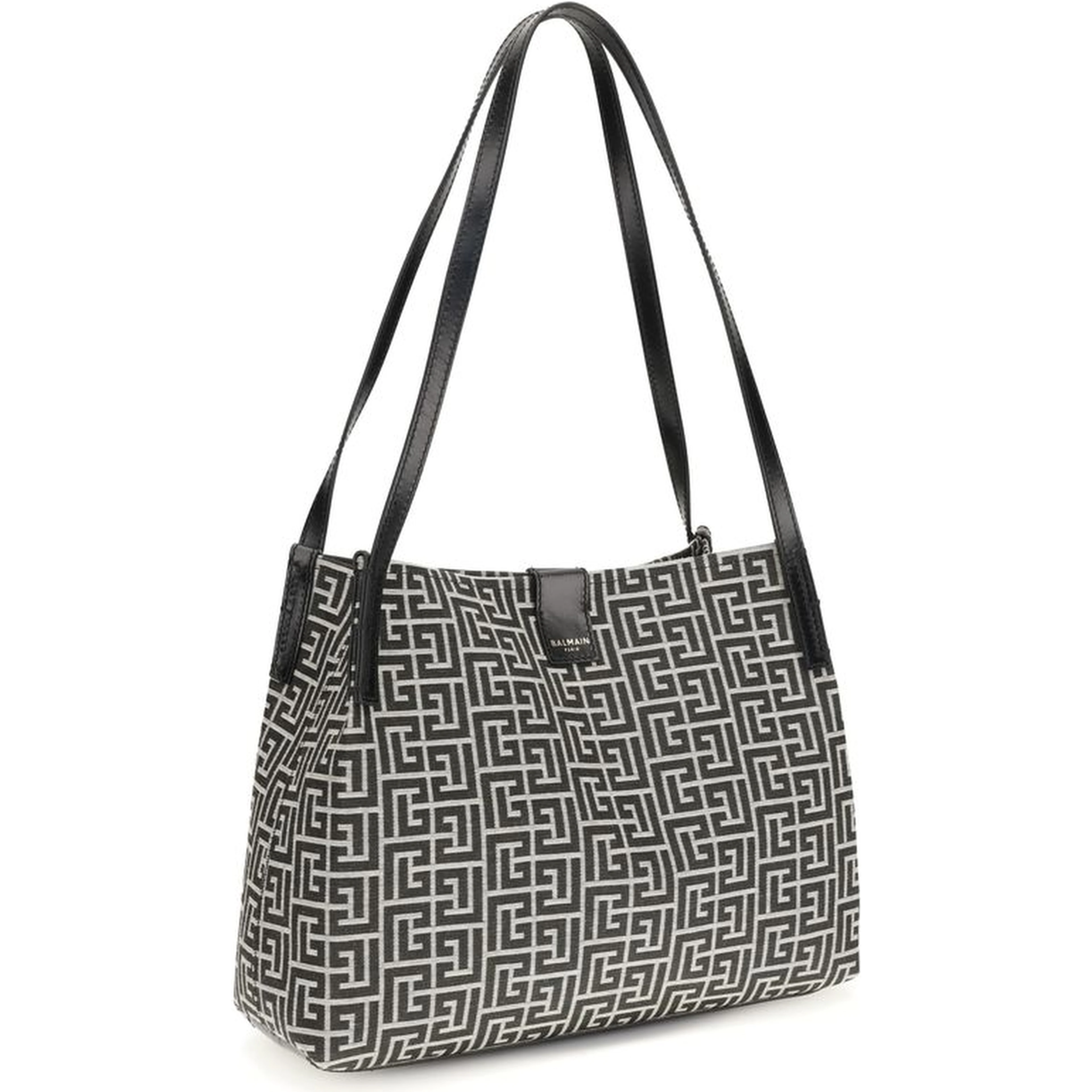 Black Cotton Shoulder Bag