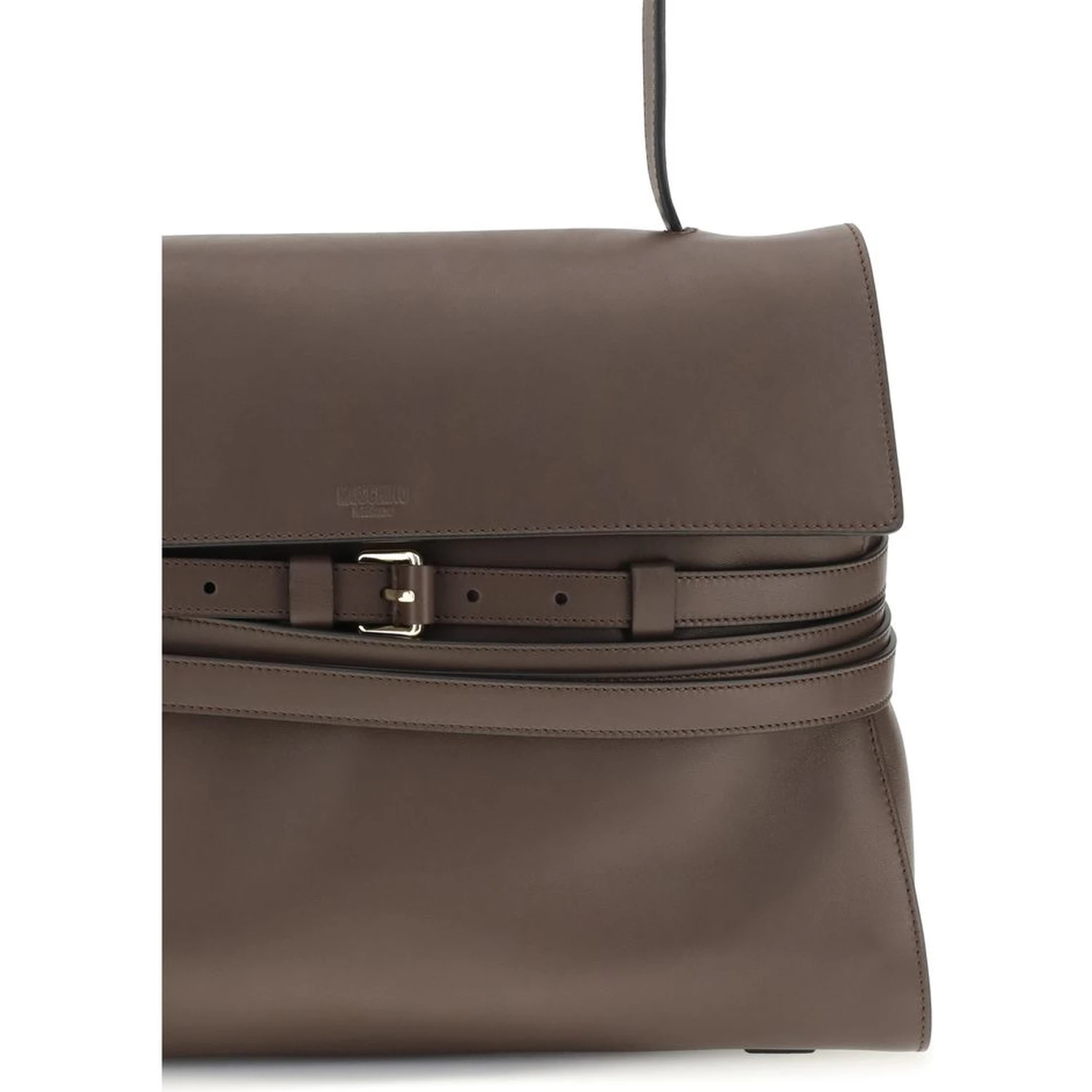 Brown Calf Leather Bos Taurus Handbag
