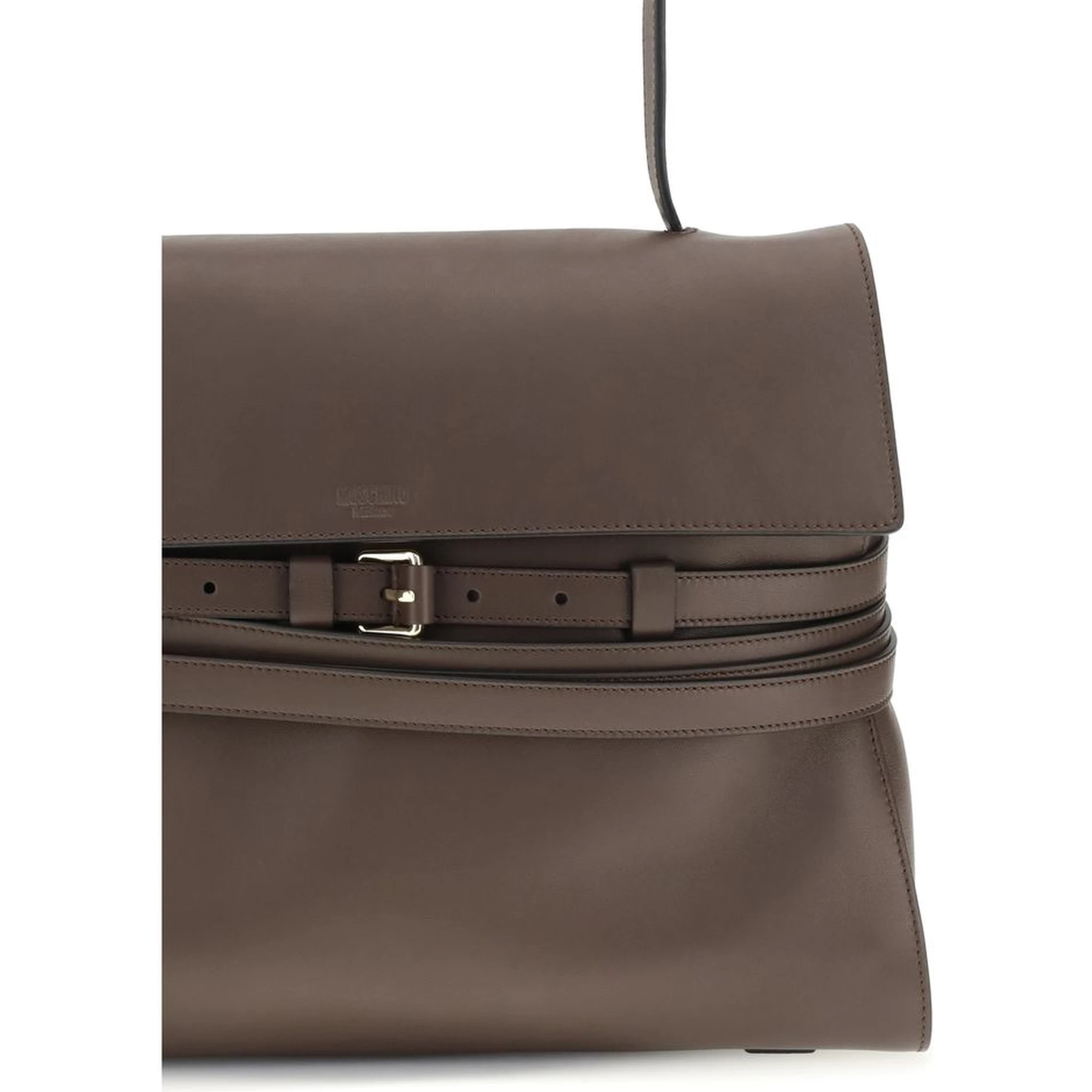 Brown Calf Leather Bos Taurus Handbag
