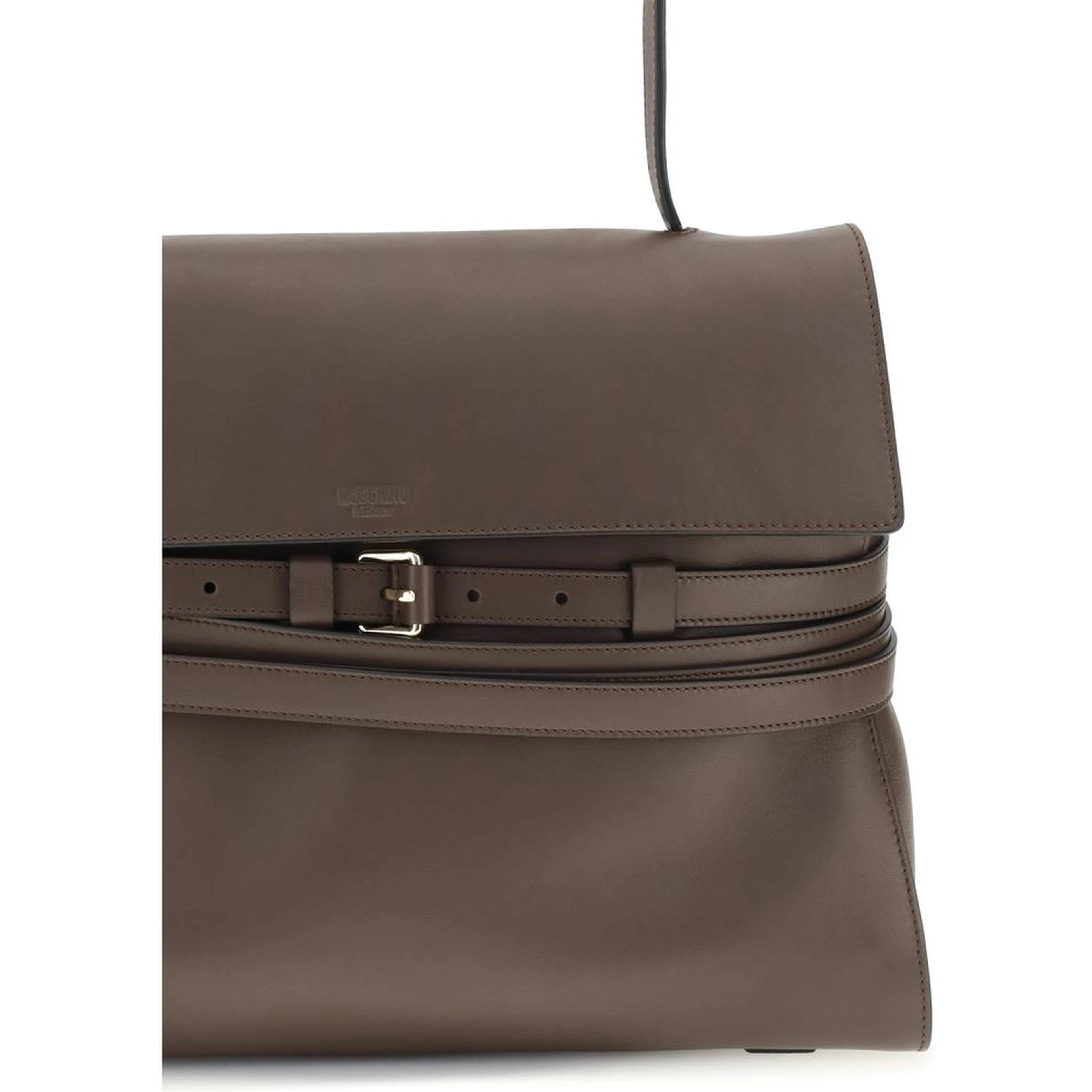 Brown Calf Leather Bos Taurus Handbag