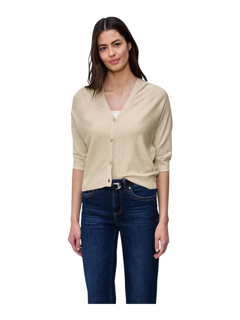 Beige Viscose Cardigan