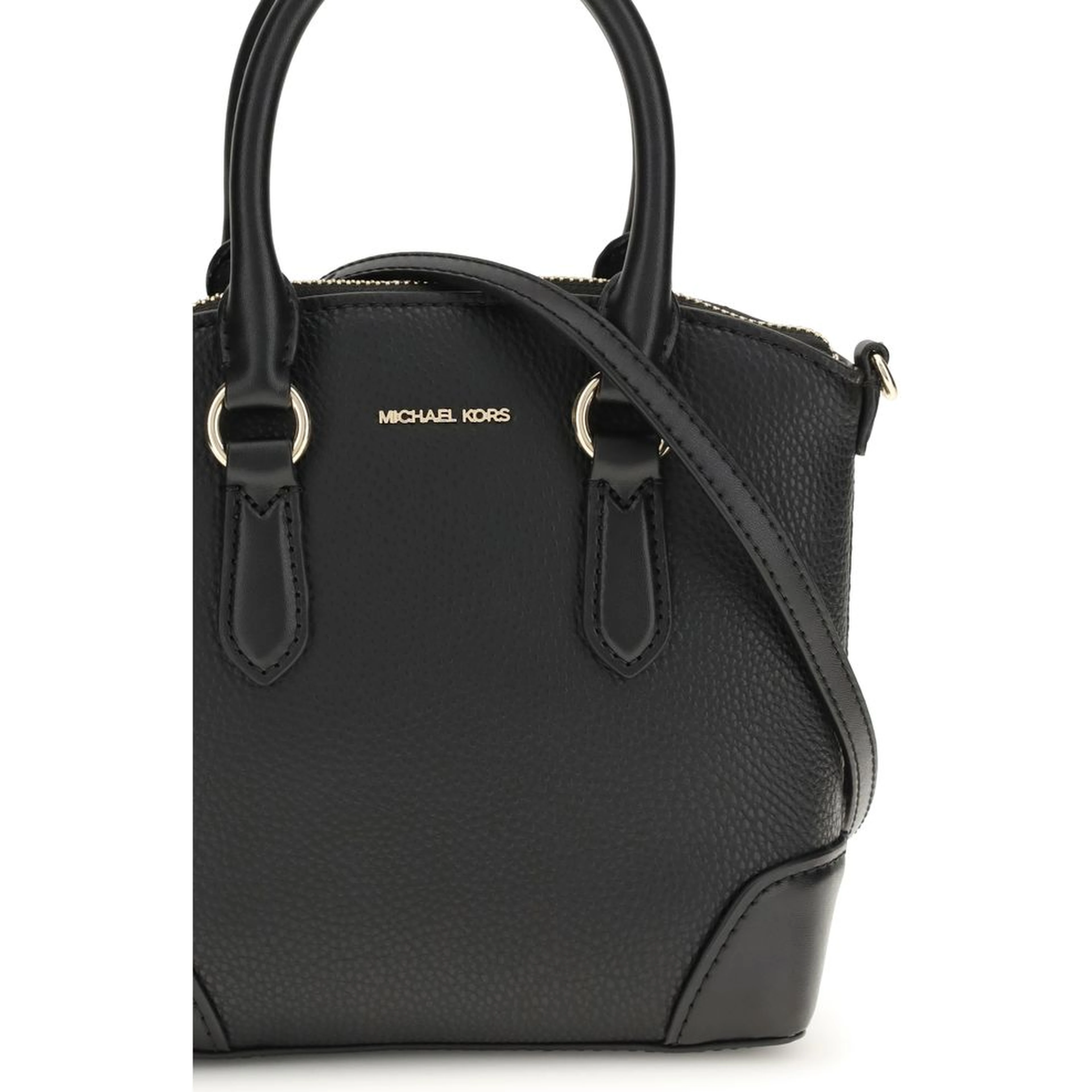 Black Calf Leather Bos Taurus Shoulder Bag