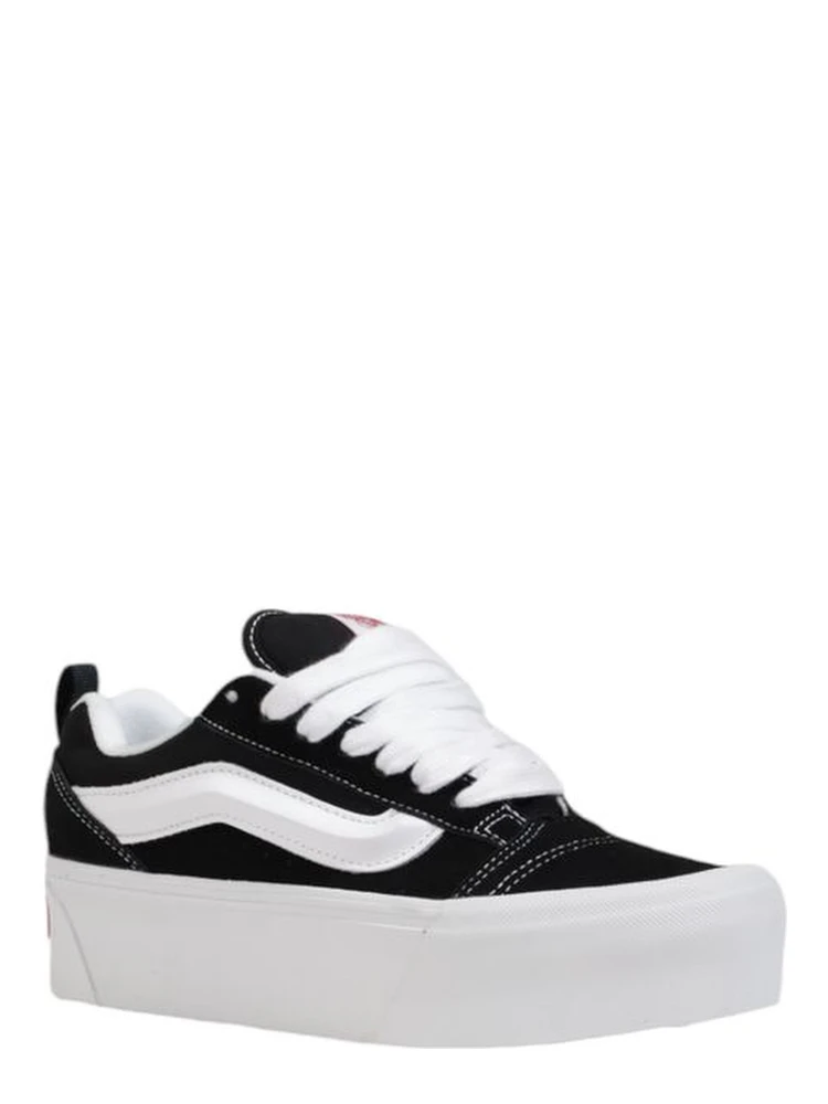 Black And White Suede Leather Chunky Sneakers alternative