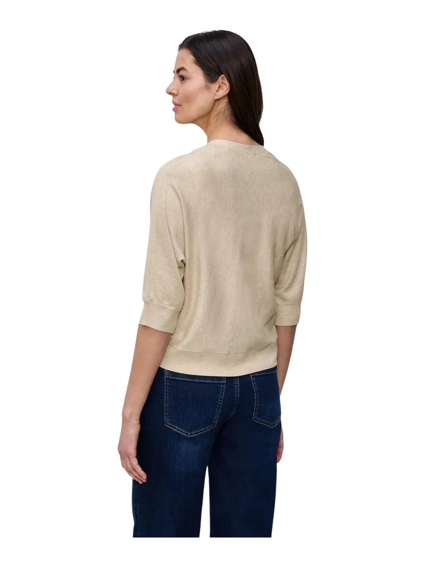 Beige Viscose Cardigan