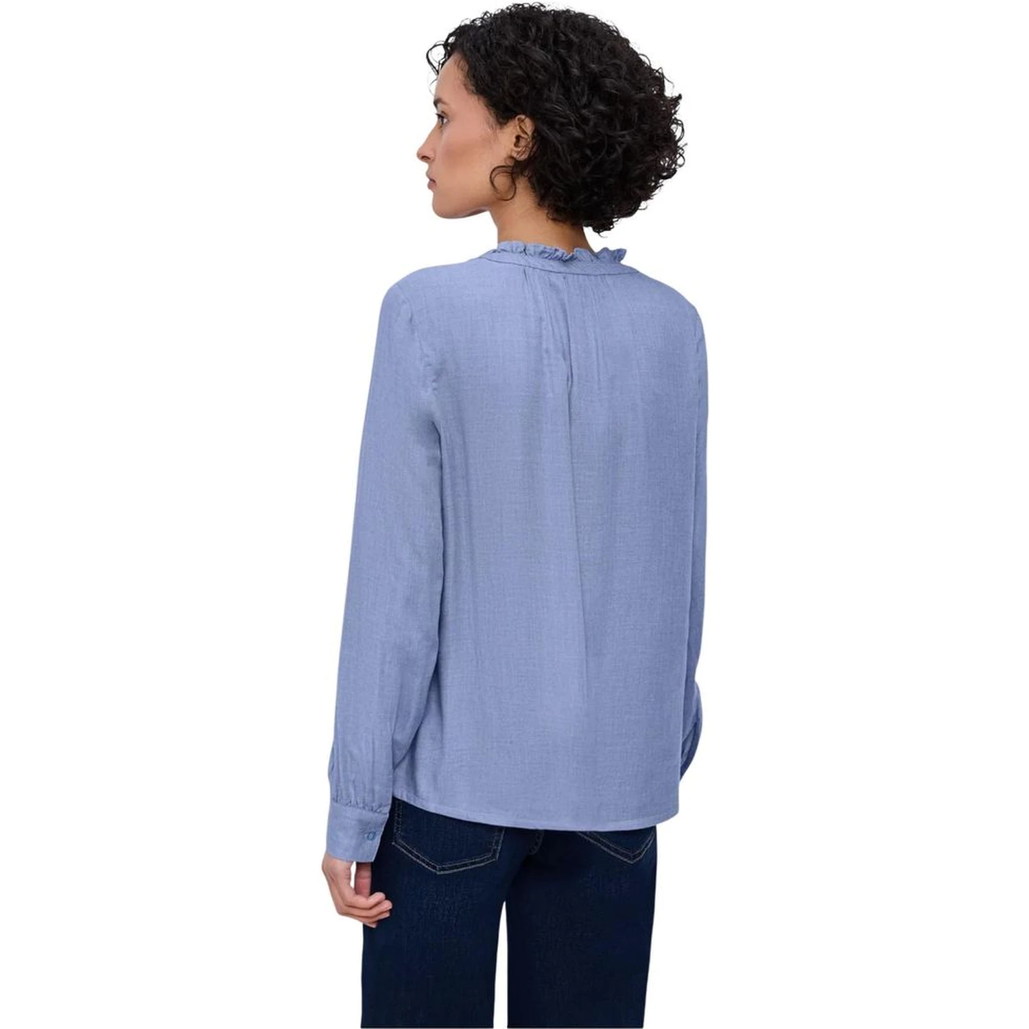Light Blue Viscose Blouse