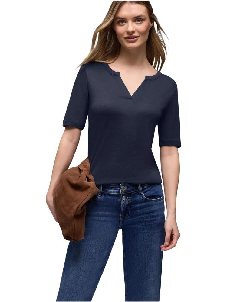 Blue Cotton T-Shirt